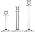 Набор подсвечников «Берк» хрустальные - Фото миниатюра 1