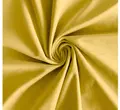 Скатерть прямая широкая бархатная желтая - Фото миниатюра 2